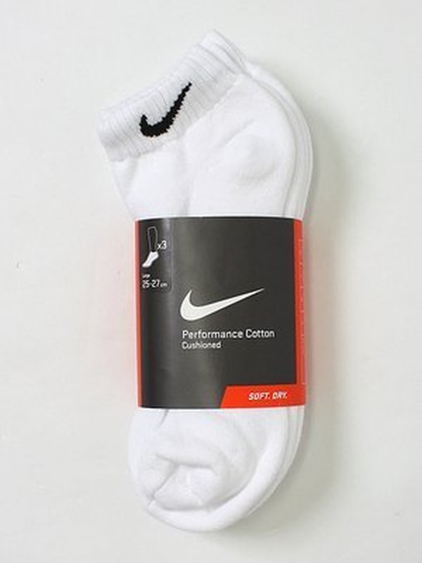 NIKE SOCKS 襪子 短襪 踝襪 白色 LOGO 百搭 經典 SX4701-101 單雙 / 三雙一組