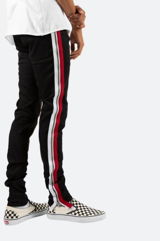 2019SS MNML S122 STRETCH TRACK DENIM 條紋 小賈斯汀