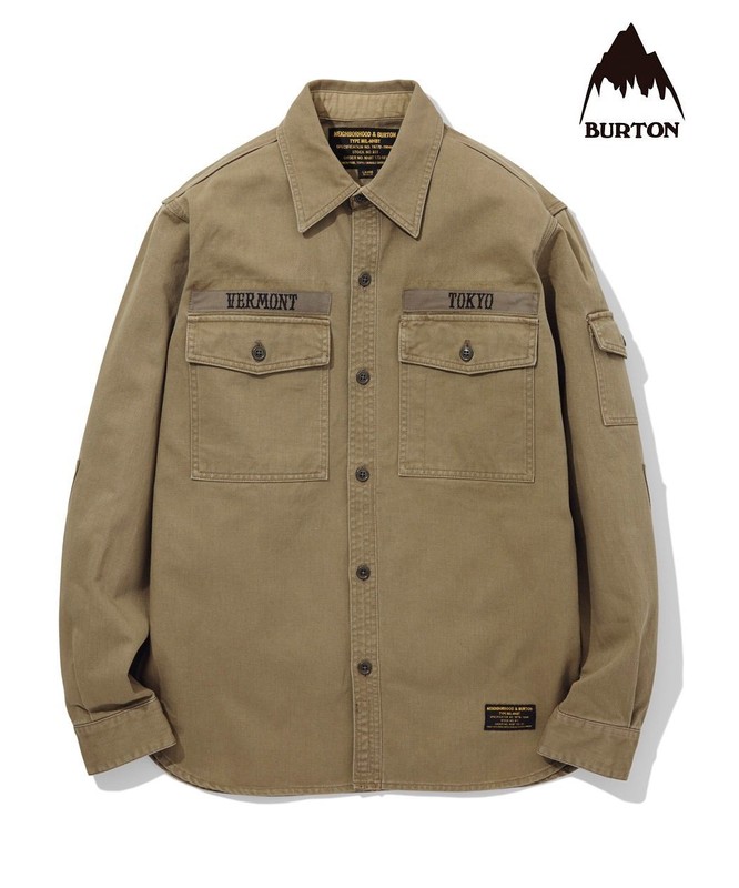 2017AW NEIGHBORHOOD Burton NB.TACTICAL 聯名 軍襯衫 長袖 現貨