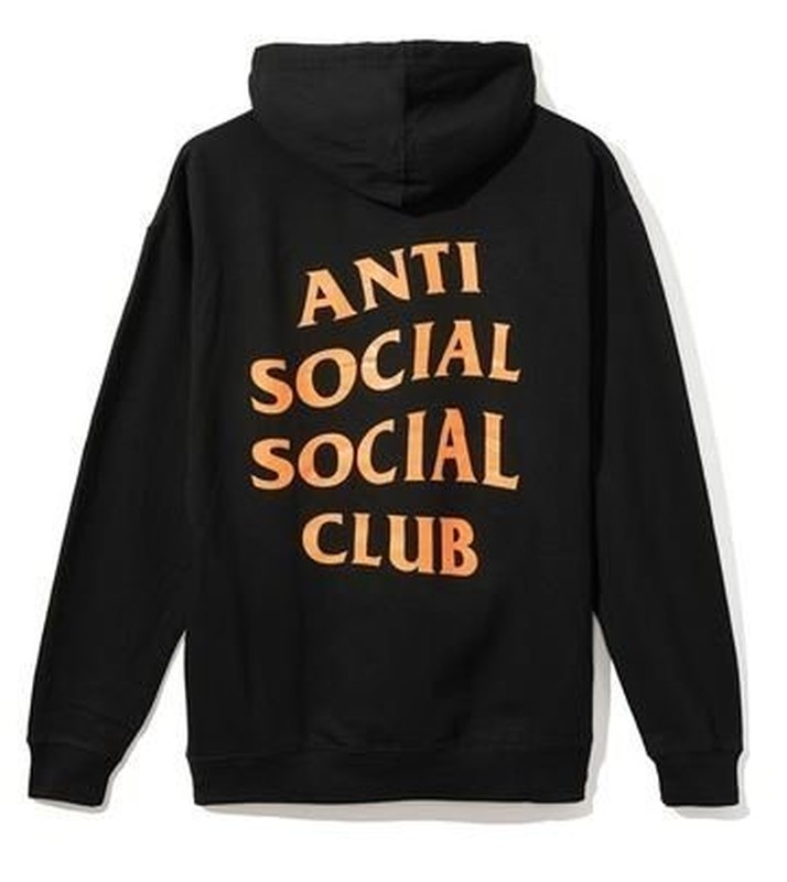 Anti Social Social Club LOGO 帽TEE 黑橘 ASSC 帽T