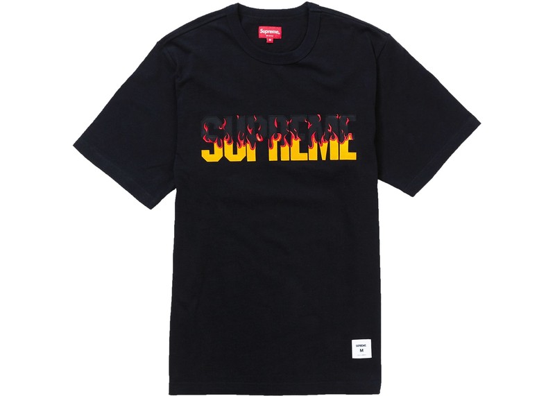 2019AW SUPREME Flame S/S TOP 短袖 火焰 LOGO 現貨