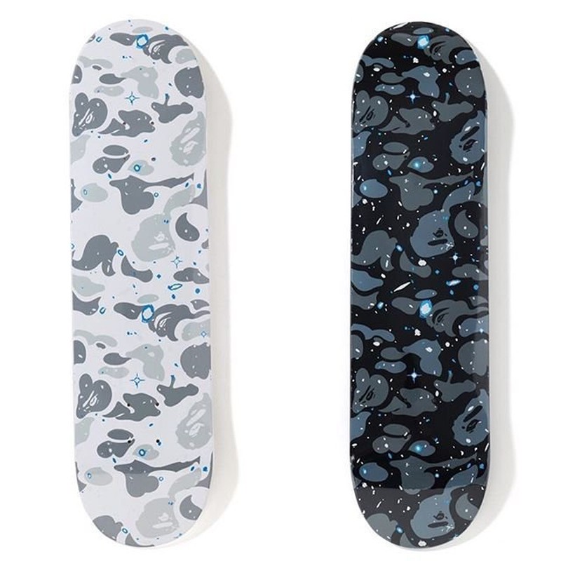 BAPE APE SPACE CAMO SKATEBOARD 夜光星空滑板