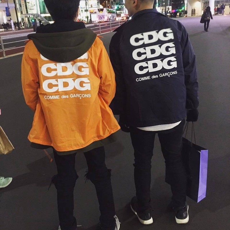 2024AW COMME DES GARCONS CDG Logo Coach 2 Jacket 尼龍 防風 教練 風衣 外套 現貨 SZ-J004-051