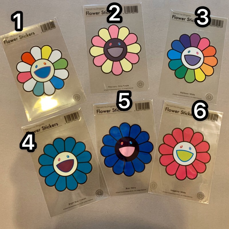 村上隆 太陽花 手機 行李箱 彩虹 大花 貼紙 正版 現貨