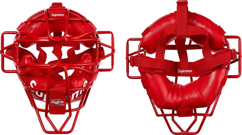 2018SS SUPREME rawlings catcher mask 面罩 現貨 捕手 棒球
