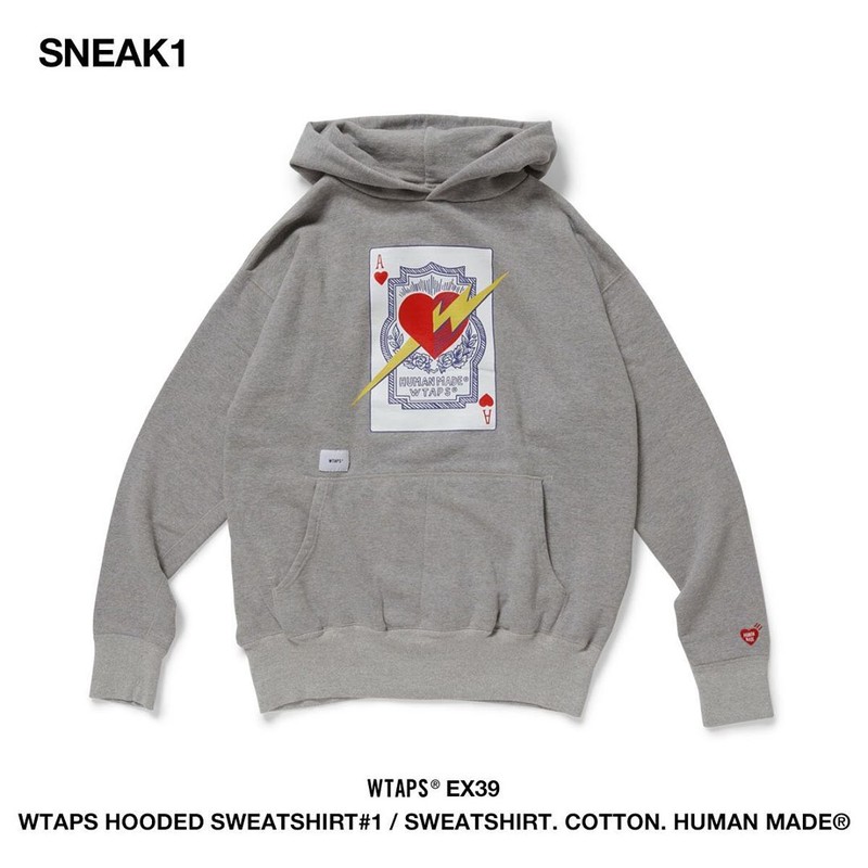 WTAPS x HUMAN MADE HOODED SWEATSHIRT #1 聯名帽T 現貨