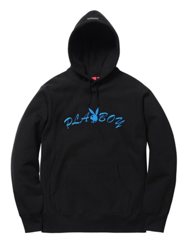 2017SS Supreme Playboy Hooded Sweatshirt 聯名 刺繡 LOGO 帽T 現貨