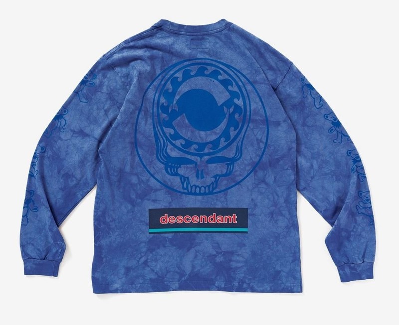 2019AW DESCENDANT VORTEX TIE DYE LS 鯨魚 西山徹 長T