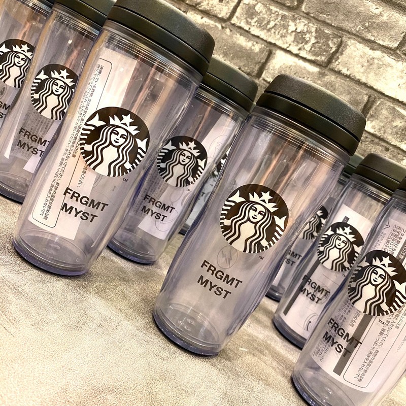 FRAGMENT 星巴克 MIYASHITA PARK 宮下公園 限定 透明 隨行杯 水瓶 現貨