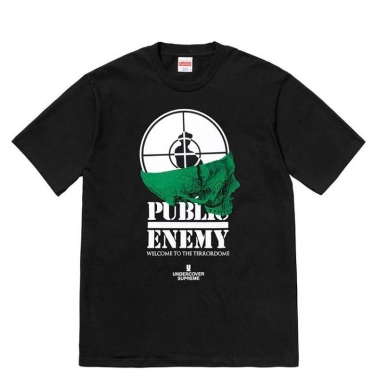 SUPREME x UNDERCOVER PUBLIC ENEMY TERRORDOME 短袖 準心