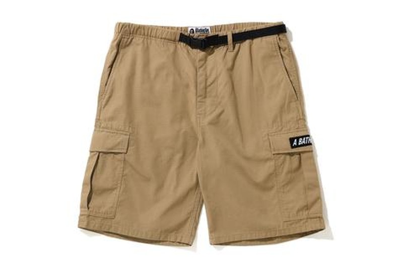 BAPE APE 6POCKET SHORTS 六口袋 短褲 工裝 串標字樣 現貨