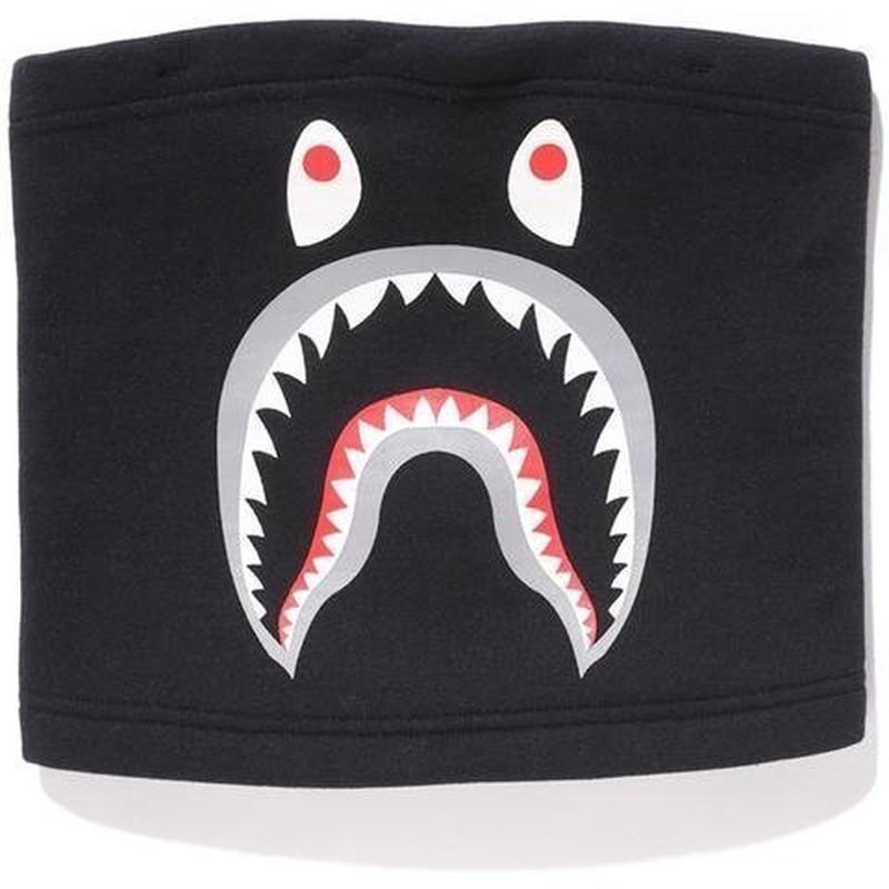 A BATHING APE SHARK SWEAT NECK WARMER 圍脖 鯊魚 圍巾