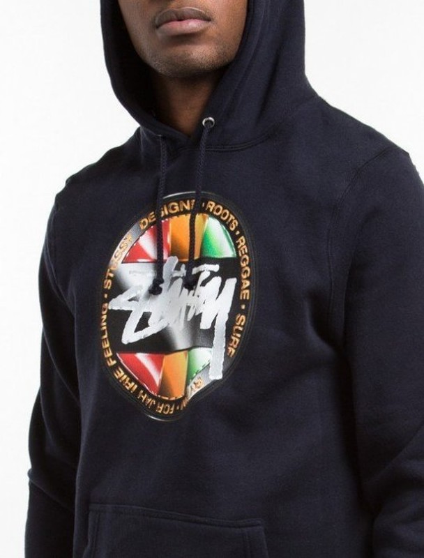 Stussy Chrome Dot Hood 帽TEE 黑 1923713