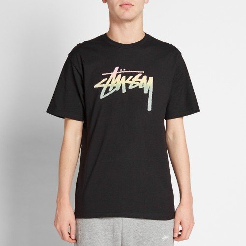 STUSSY STOCK FADE TEE 短T 漸層 黑 限定 1903973