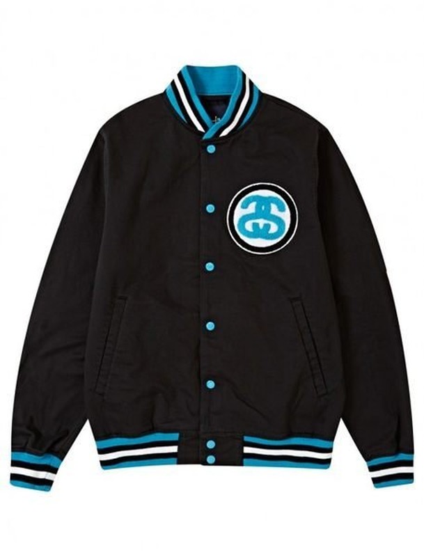 STUSSY BIG LINK JACKET 夾克 電繡 棒球外套 2色 115180