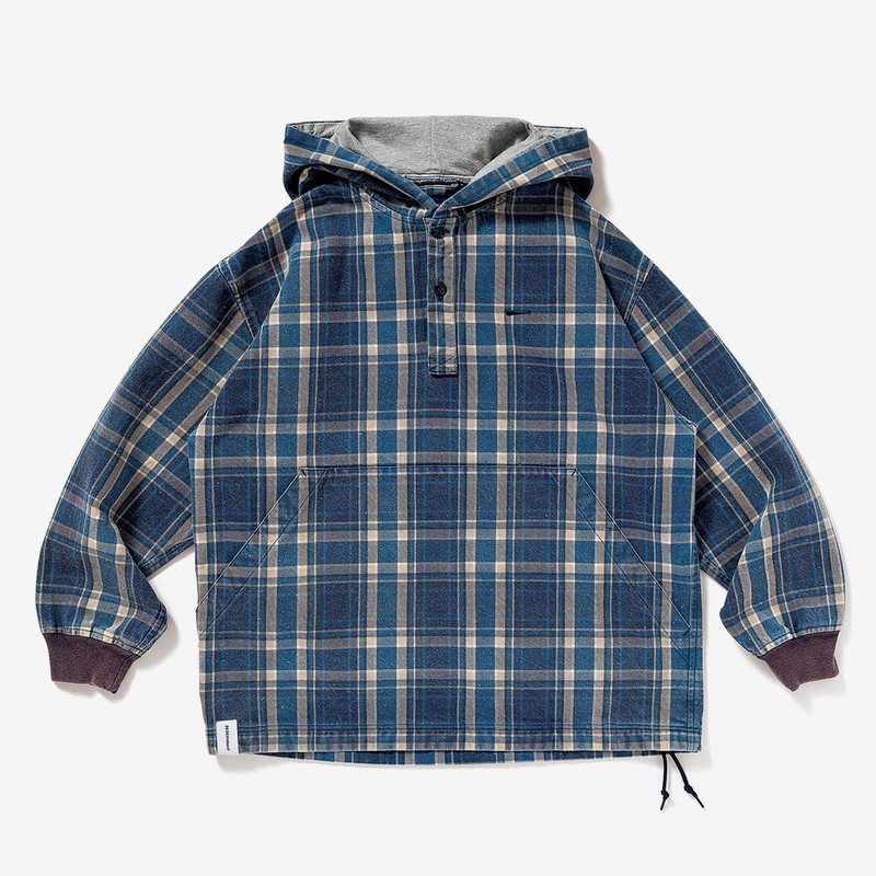 2020AW DESCENDANT MOLE HOODED LS SHIRT 格紋 連帽 襯衫 現貨
