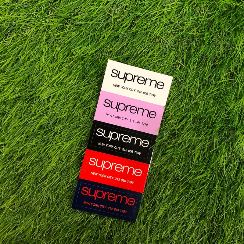 2020SS Supreme Shop Tee LOGO 開季 LOGO 貼紙