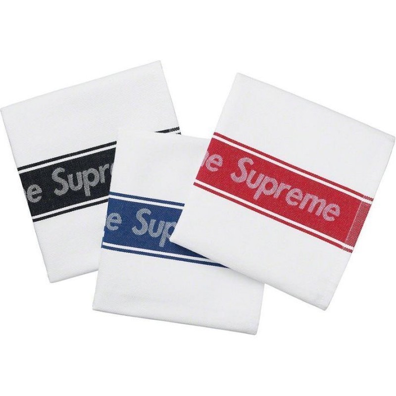 2019SS Supreme Dish Towels 毛巾 餐巾 一組 三條