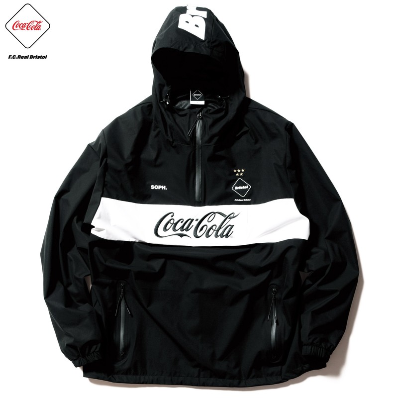 F.C.Real Bristol FCRB COCA-COLA HALF ZIP ANORAK 可口可樂衝鋒