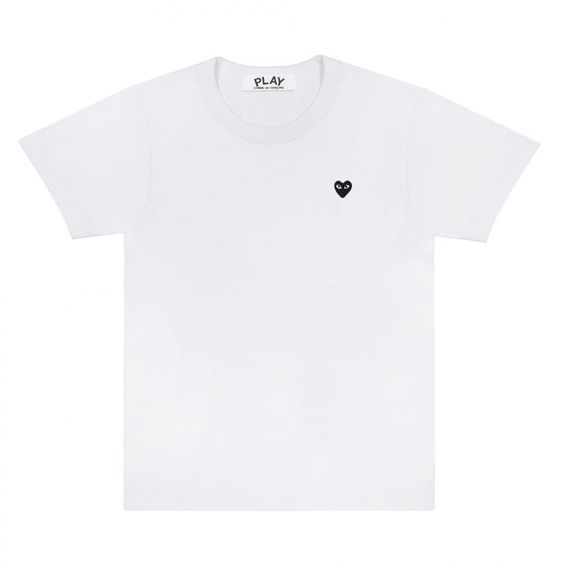 COMME des GARCONS Short PLAY Tee 短T 川久保玲 迷你小愛心 男女款現貨 AZ-T202-051 / AZ-T201-051