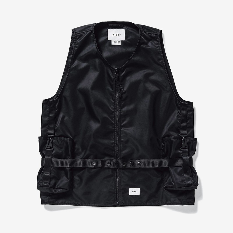 2020AW WTAPS RACK VEST NYLON TWILL 緞面 背心 兩色 工裝