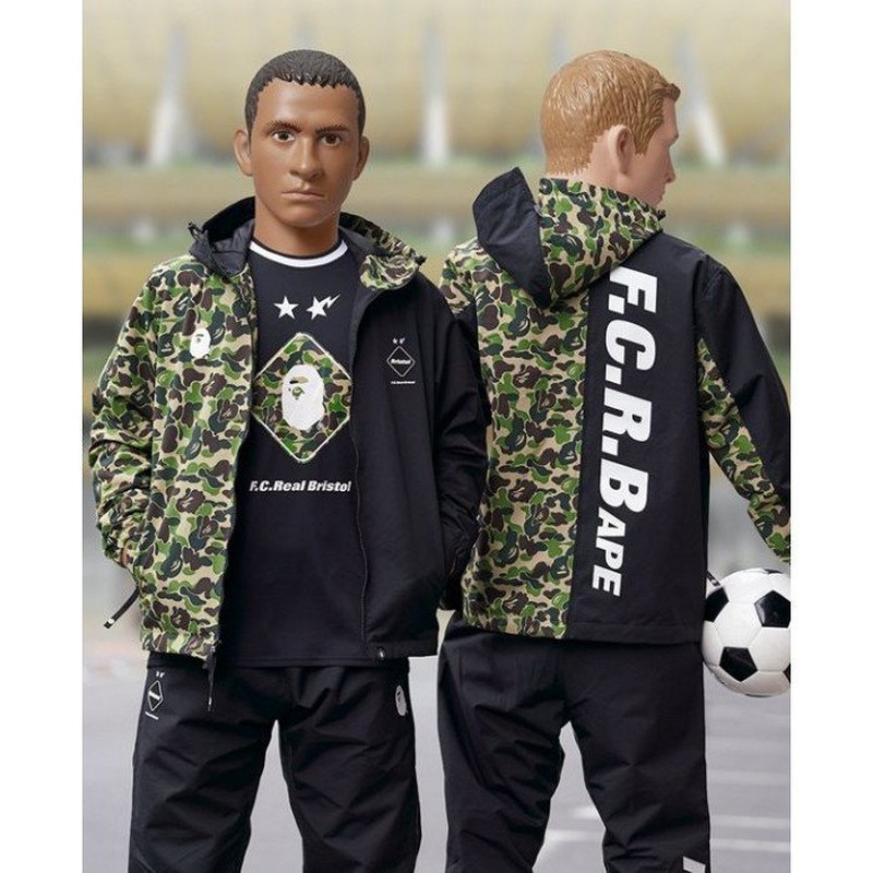 2019SS BAPE x FCRB SEPARATE PRACTICE JACKET 外套現貨拆一半