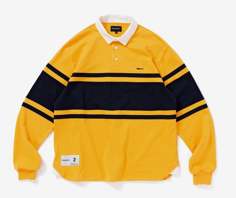 2019AW DESCENDANT PUBA POLO LS 鯨魚 西山徹 6色 長袖 現貨
