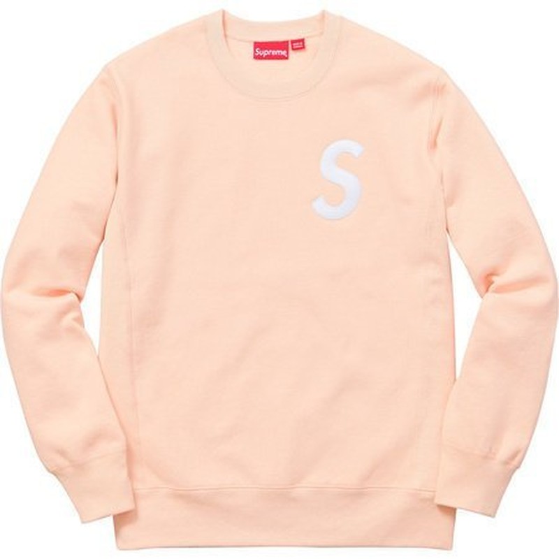 2016 AW SUPREME S LOGO CREWNECK 長TEE 現貨
