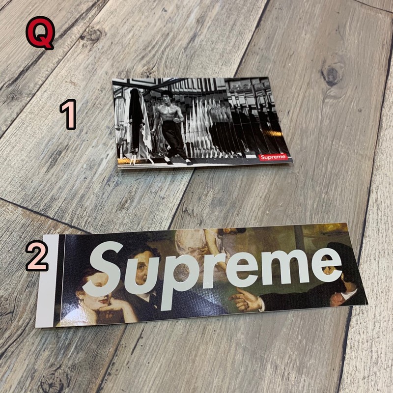 SUPREME 貼紙 Sticker Q 系列 單張 賣場