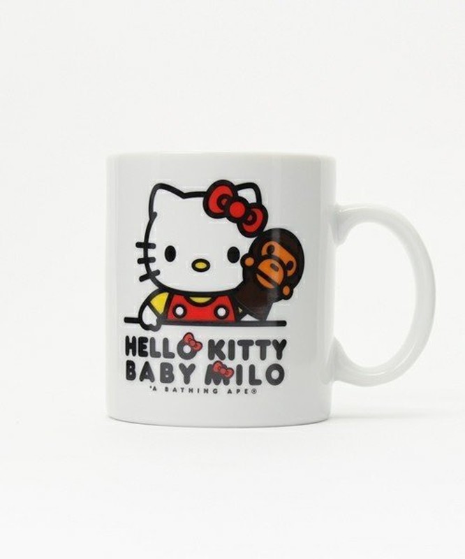 A BATHING APE KITTY X MILO MUG CUP 三麗鷗 馬克杯 日本製