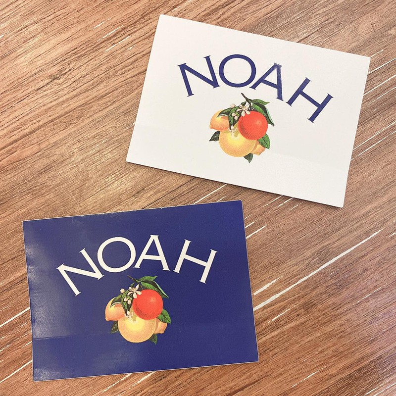 2020SS NOAH 經典 LOGO 水果 貼紙