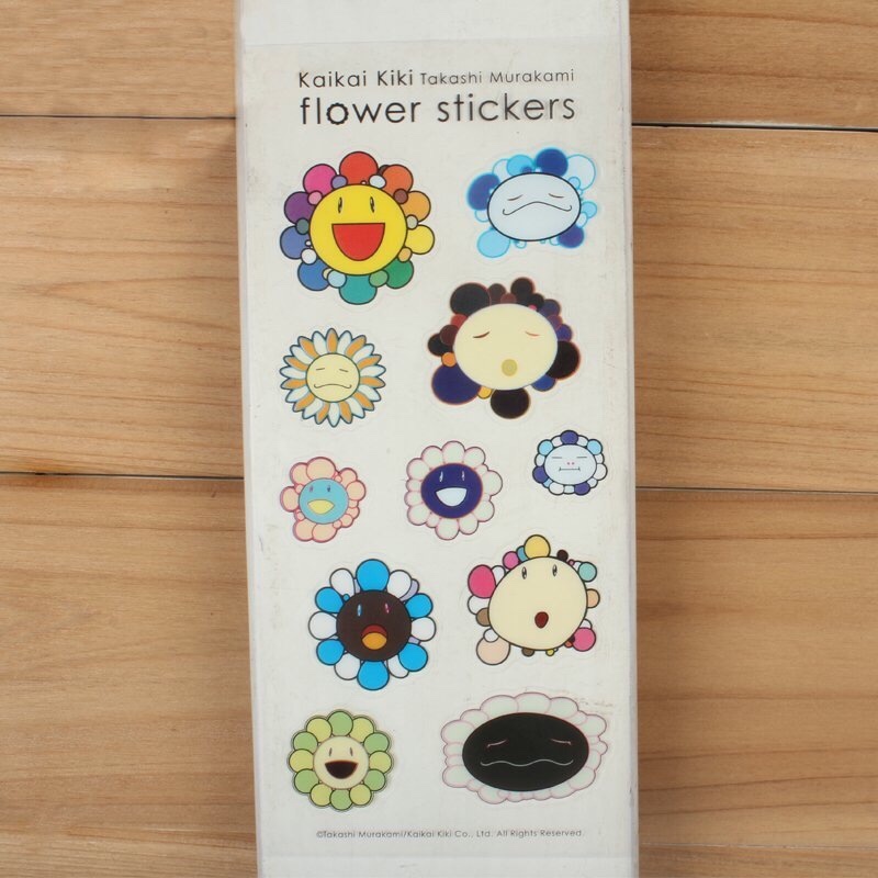 ZINGARO 一週年限定 村上隆 太陽花 手機 行李箱 可愛小花 貼紙 正版 現貨