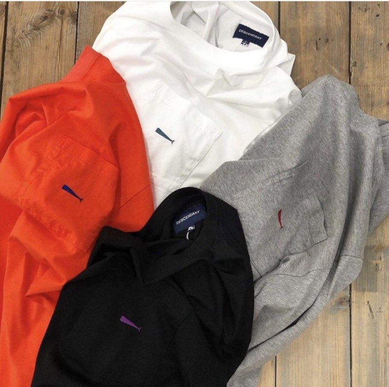 2019AW DESCENDANT CACHALOT CREW NECK SS 01 鯨魚 短T 口袋 現貨