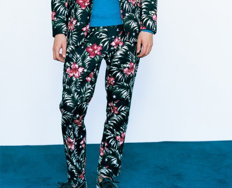 Uniform Experiment STAR FLOWER 閃電 藤原浩 FRAGMENT 花卉 長褲 現貨