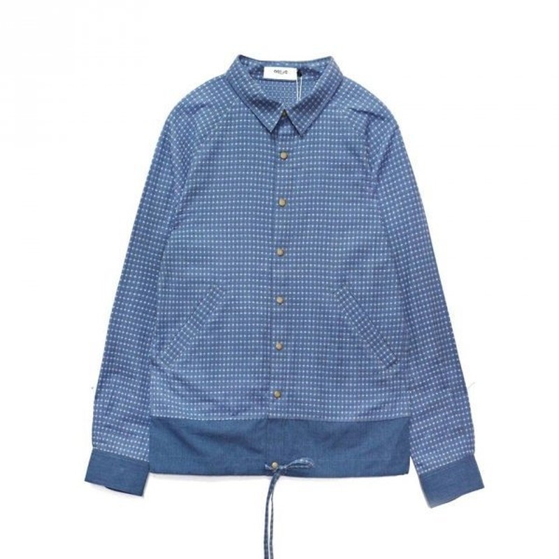 2016AW oqLiq Root cross 006 shirt 襯衫 刺繡 兩色 現貨