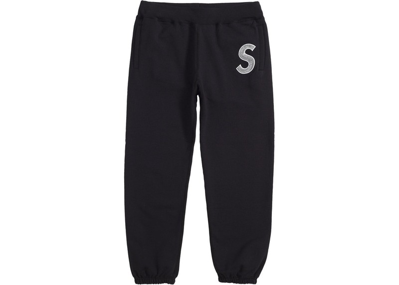 2018AW Supreme S Logo Sweatpant LOGO 縮口褲 棉褲 現貨