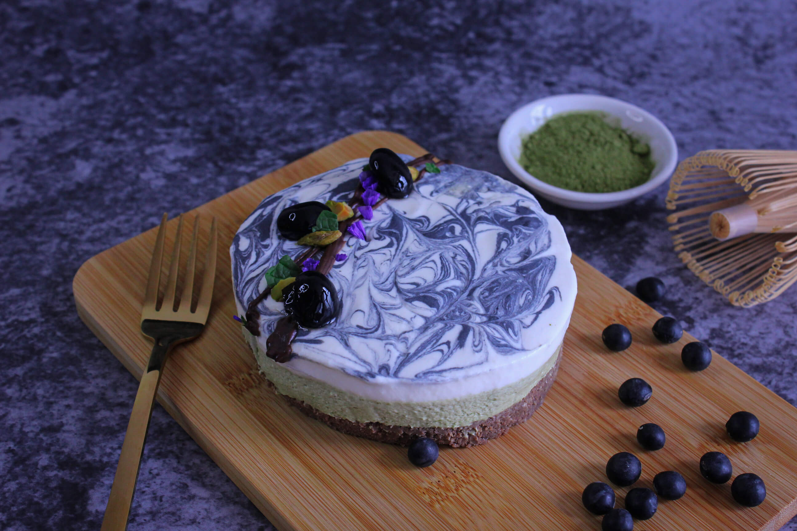 蜜漬黑豆抺茶豆腐芝士蛋糕,芝士蛋糕,抺茶,豆腐,蜜漬黑豆,黑豆,甜品,忌廉芝士 ,自家製,diy,做法,食譜