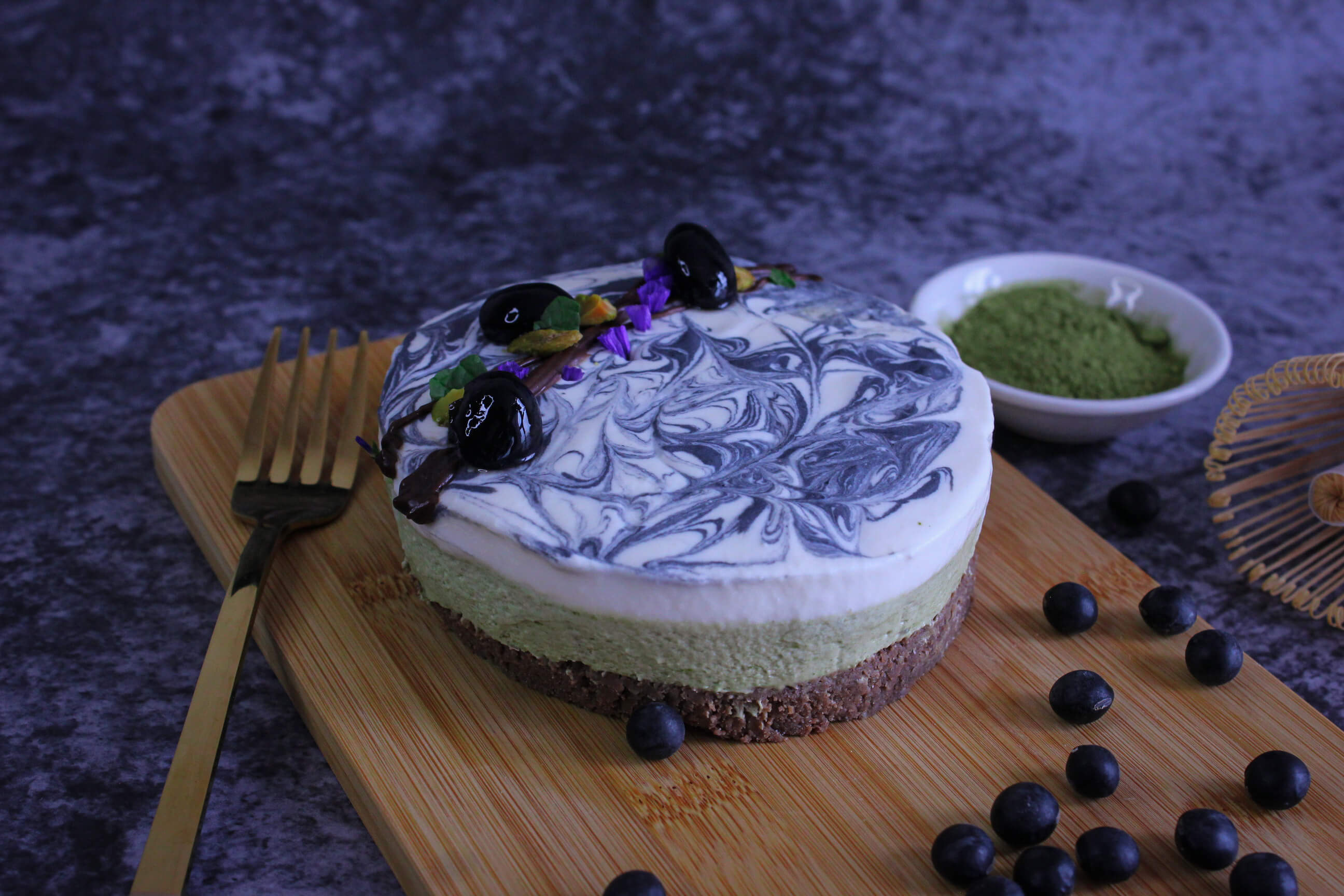 蜜漬黑豆抺茶豆腐芝士蛋糕,芝士蛋糕,抺茶,豆腐,蜜漬黑豆,黑豆,甜品,忌廉芝士 ,自家製,diy,做法,食譜