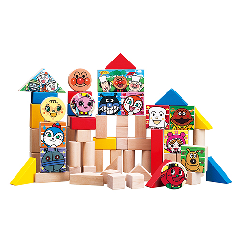 麵包超人木質筒裝積木