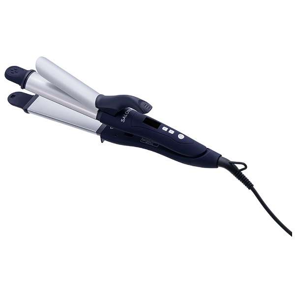SALONIA 2Way Straightening & Curling Hair Iron 32mm (Navy) 直曲兩用捲髮棒32mm(海軍藍色)