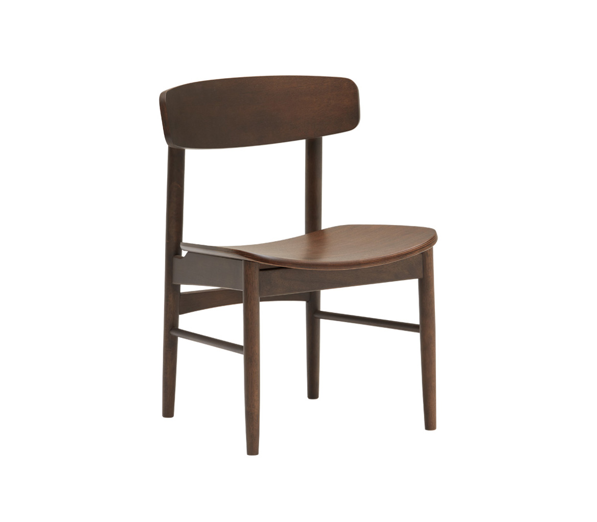 T Chair  摩卡色餐椅