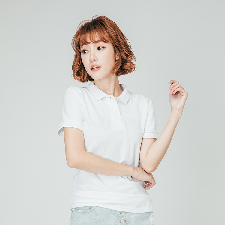 質感棉 女POLO