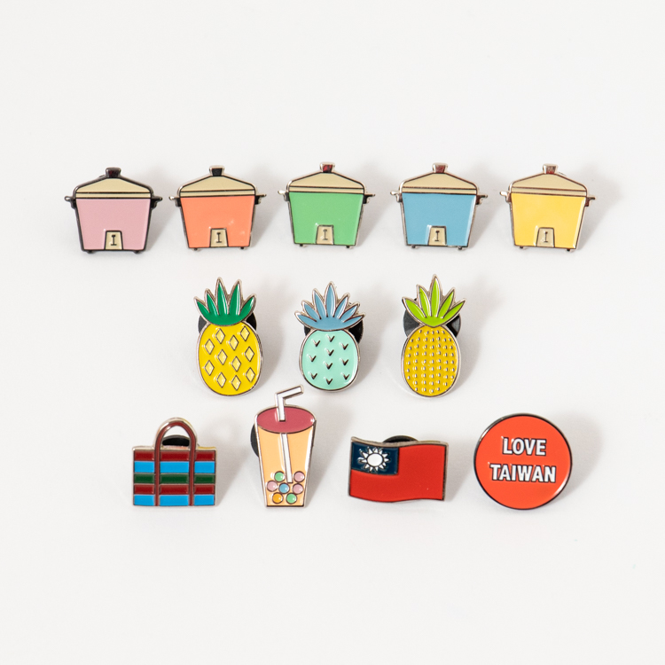 LAI HAO】Taiwanese small metal badge|LAI HAO Gift