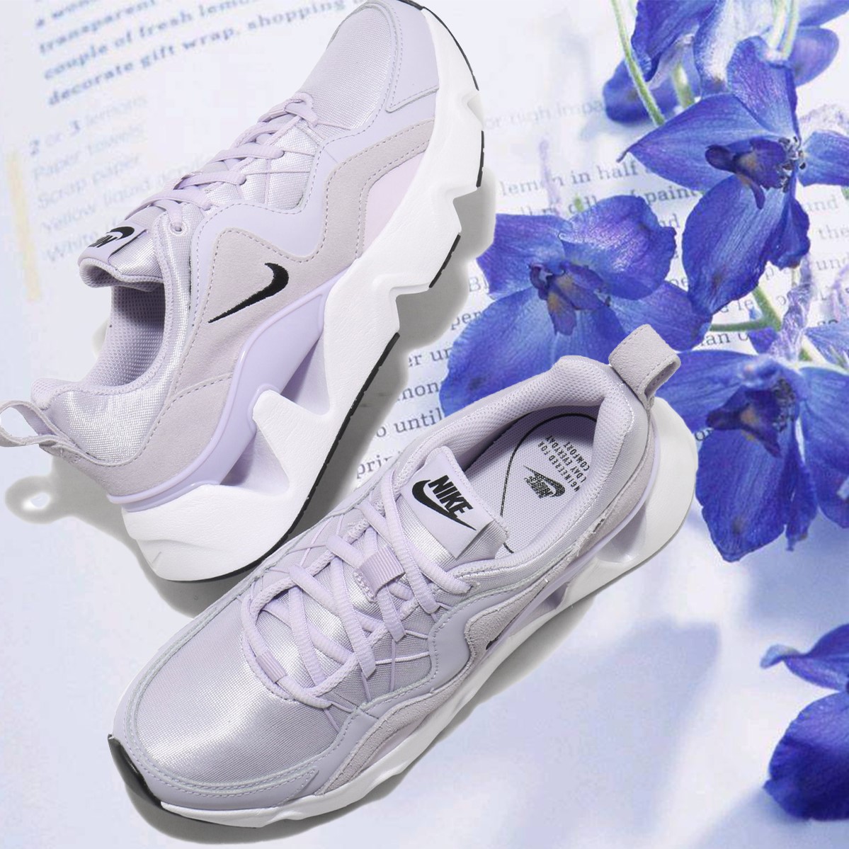 🔥(B) 馬上帶走🔥 NIKE 韓國 RYZ 365 增高 孫芸芸 紫羅蘭紫 鏤空 鋸齒 復古鞋 休閒鞋