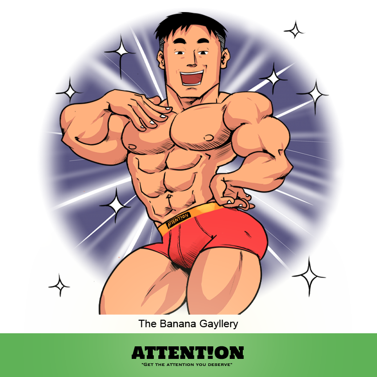 ATTN官方LINE專屬貼圖 AttentionWear X The Banana Gayllery【奧斯汀男孩版】