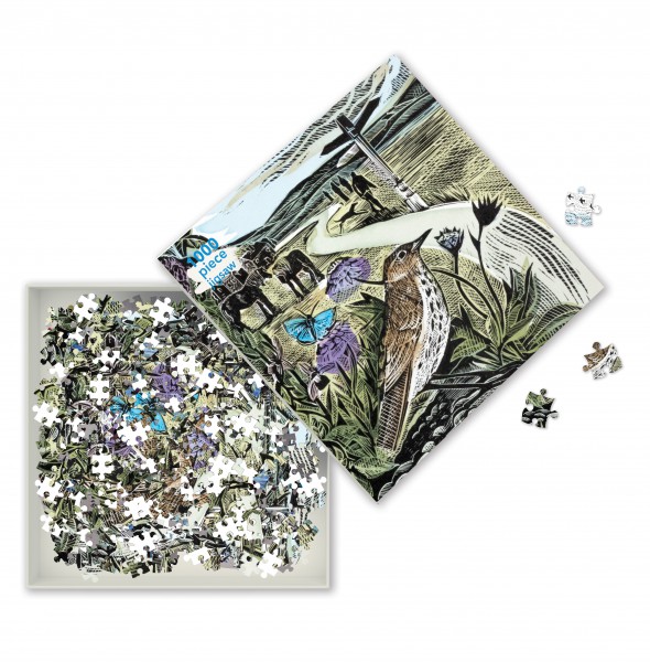 【FLAME TREE】安吉拉 哈丁 共同1000片拼圖