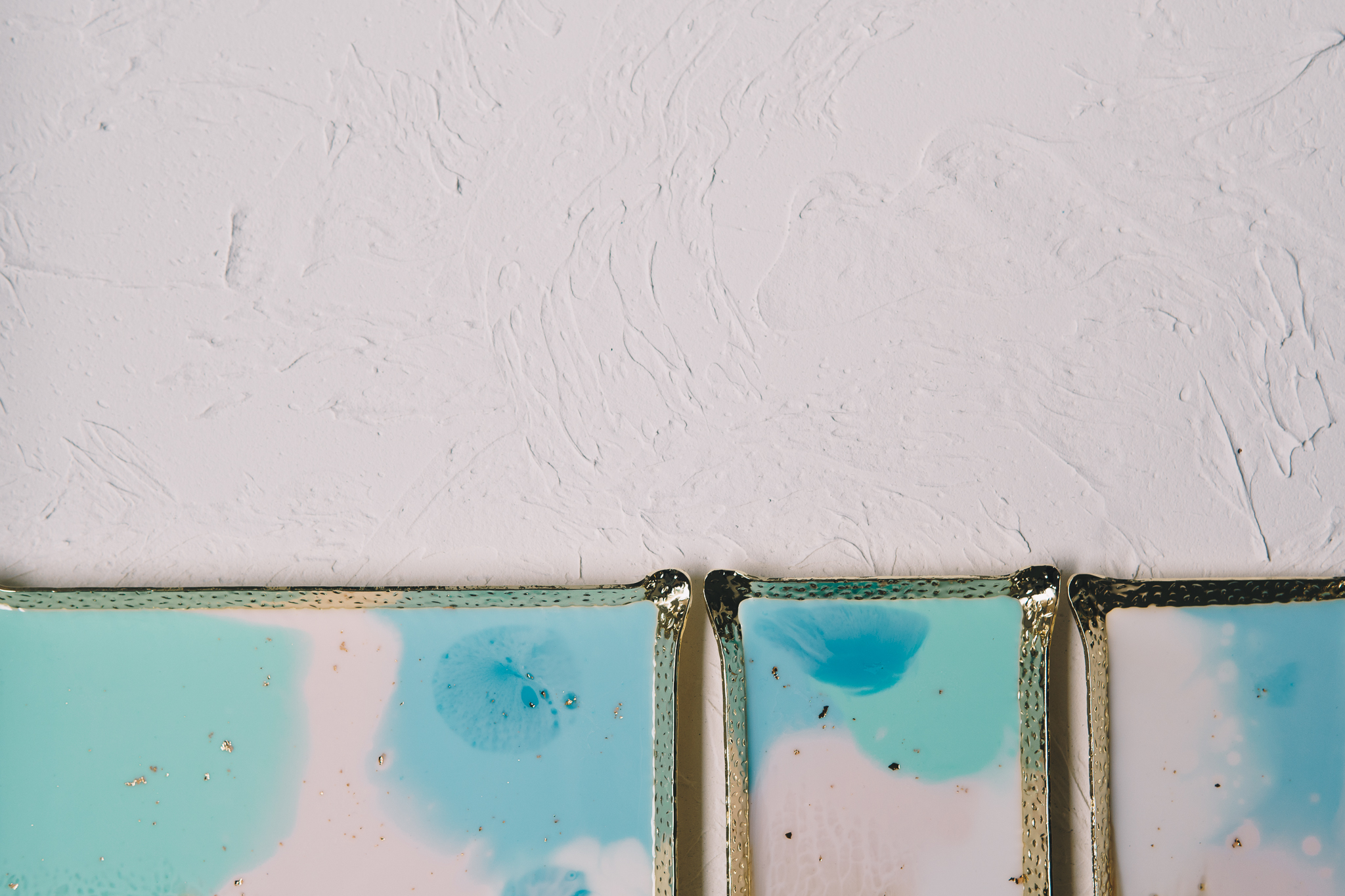 晨曦 金色方形錘盤