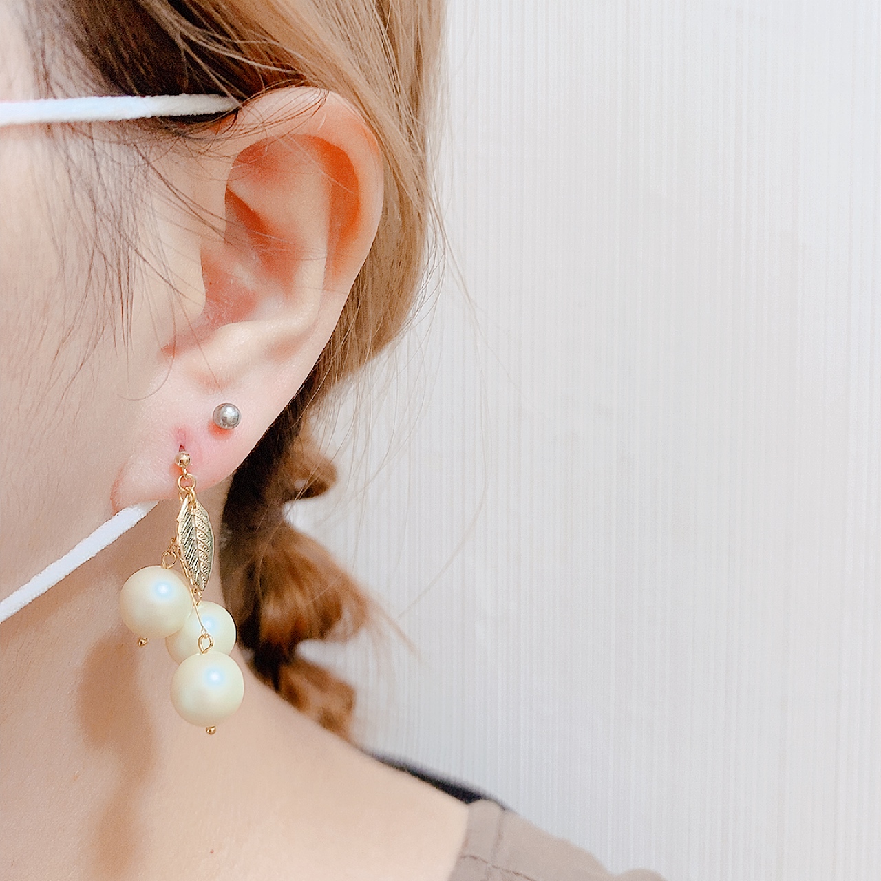 [日本制]Farbe 車厘子耳環