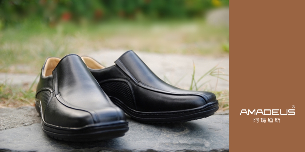 男休閒皮鞋