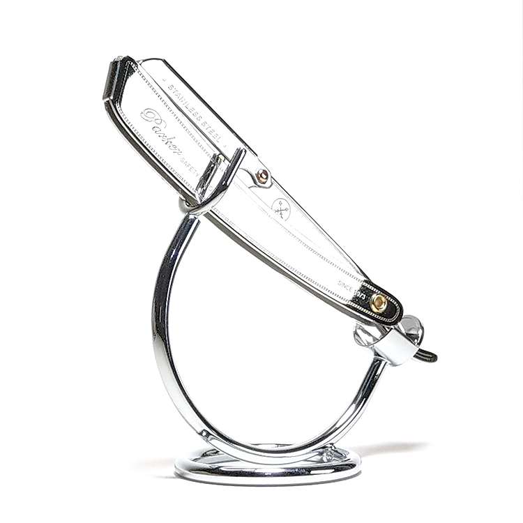 美國 Parker - SRX 不銹鋼直式剃刀＋刀架（可換刀片）